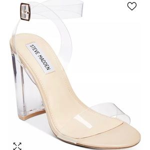 Steve Madden Clear Heels